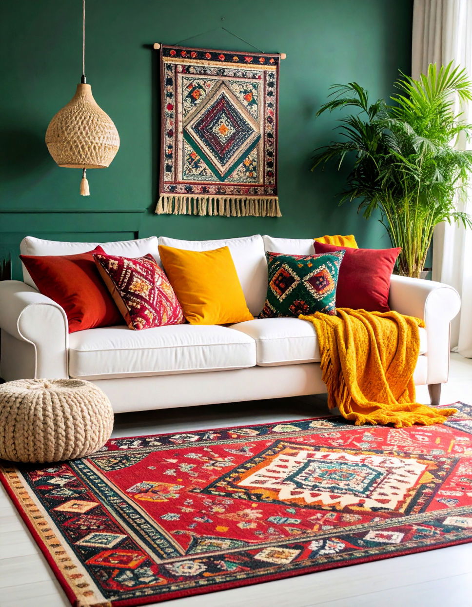 Vibrant and Eclectic with Colorful Accessories