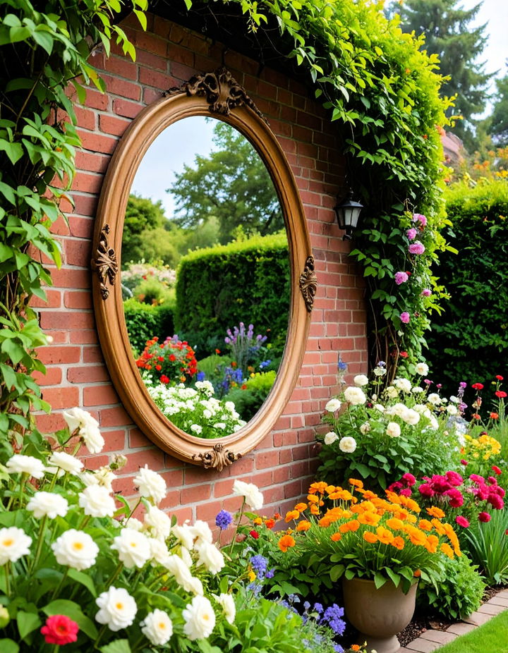 Victorian Garden Mirrors for Reflective Beauty Victorian Front Garden Ideas