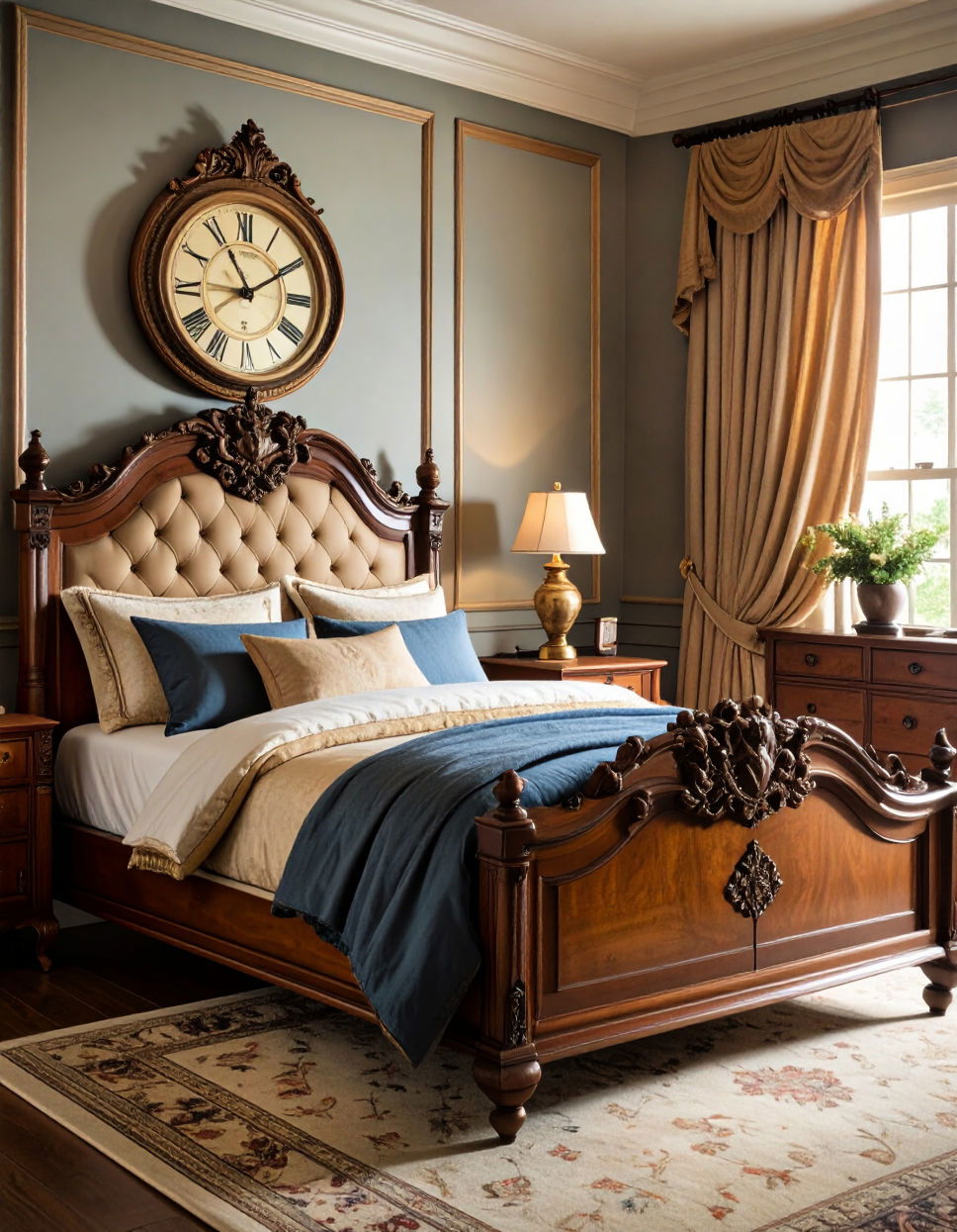 Victorian Inspired Wall Clocks for Classic Elegance Victorian Bedroom Ideas