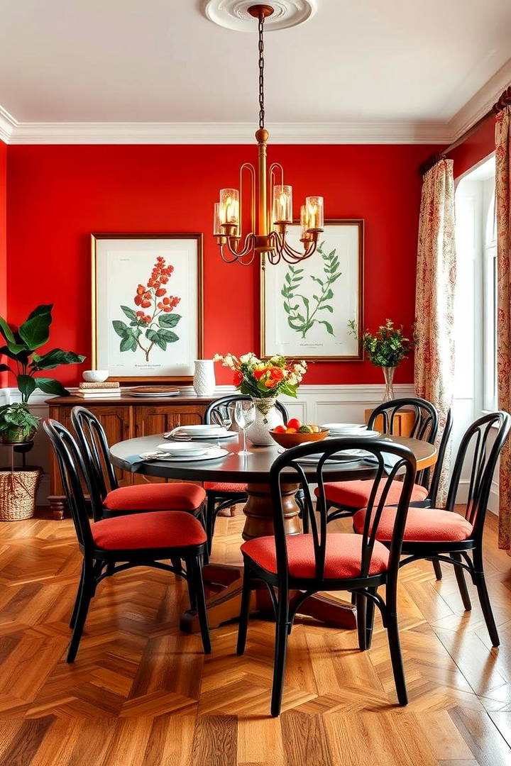 Vintage Artwork and Prints - 25 Vintage Dining Room Ideas