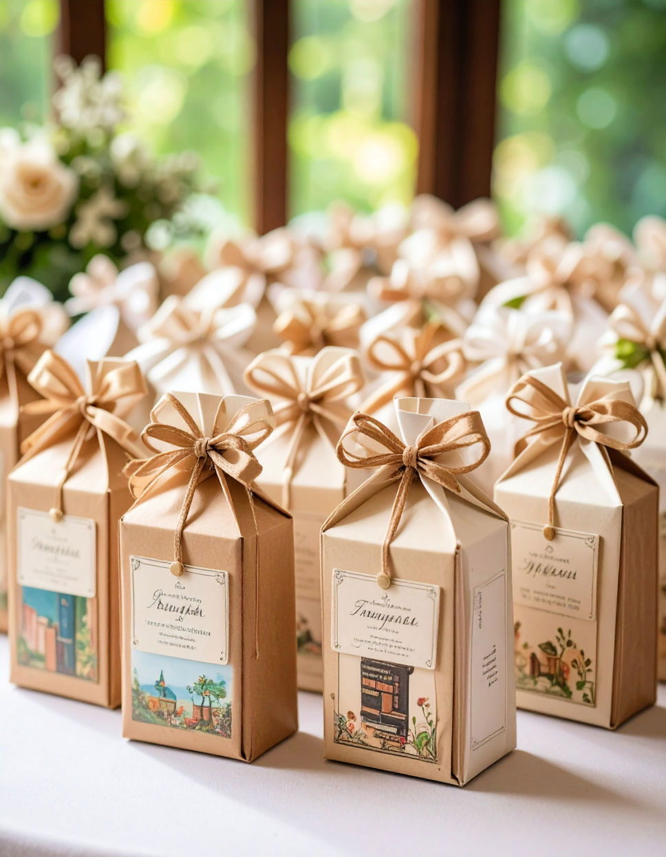 Vintage Book Themed Wedding Favors