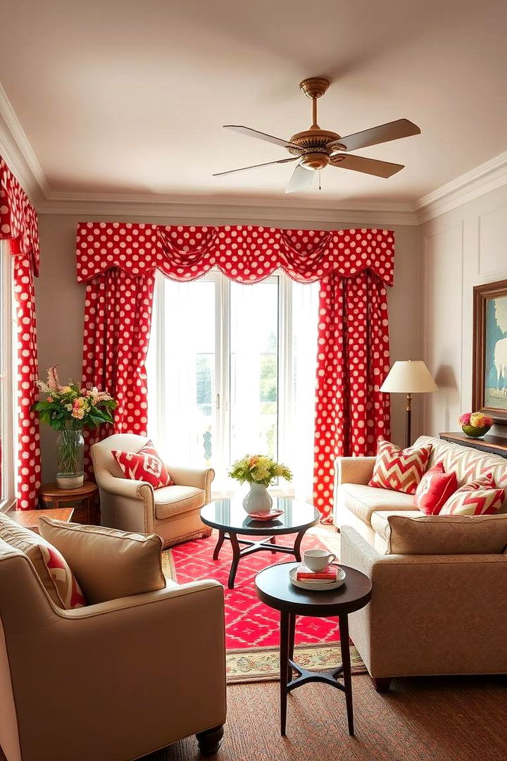 Vintage Fabric Patterns - 25 Vintage Living Room Ideas
