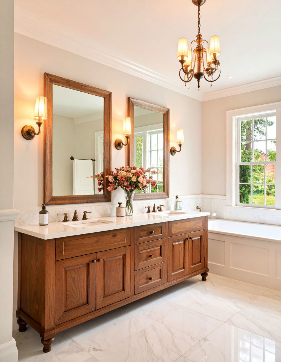 Vintage Inspired Lighting Fixtures Traditional Bathroom Ideas
