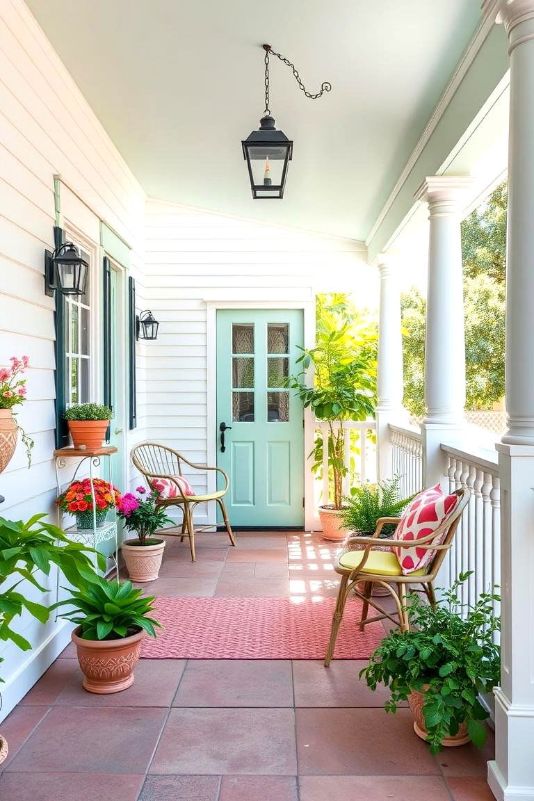 Vintage Mint for Retro Freshness - 25 Porch Paint Colors