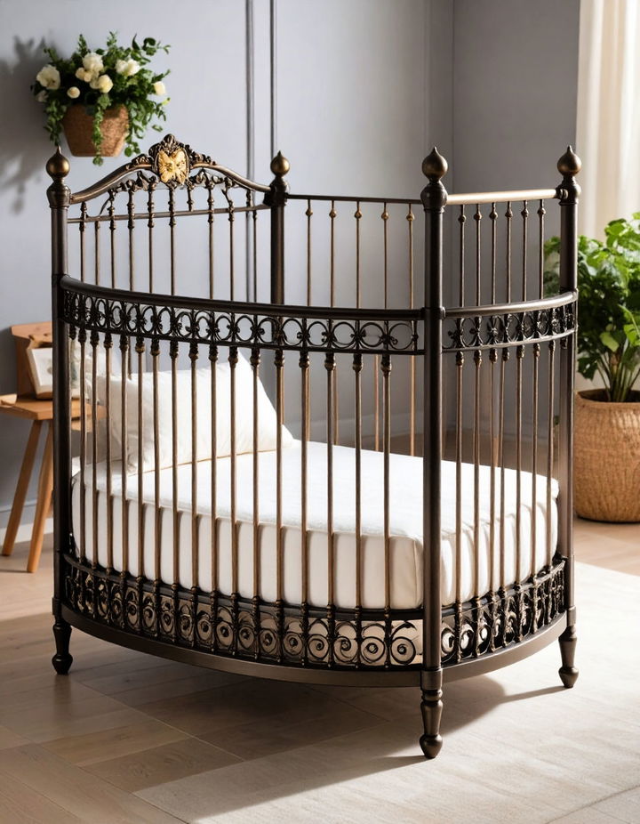 Vintage Playpen for Safe Stylish Play Vintage Nursery Ideas