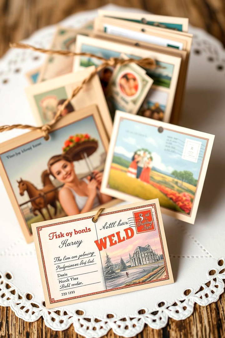 Vintage Postcards for Wedding Favors - 25 Vintage Wedding Ideas