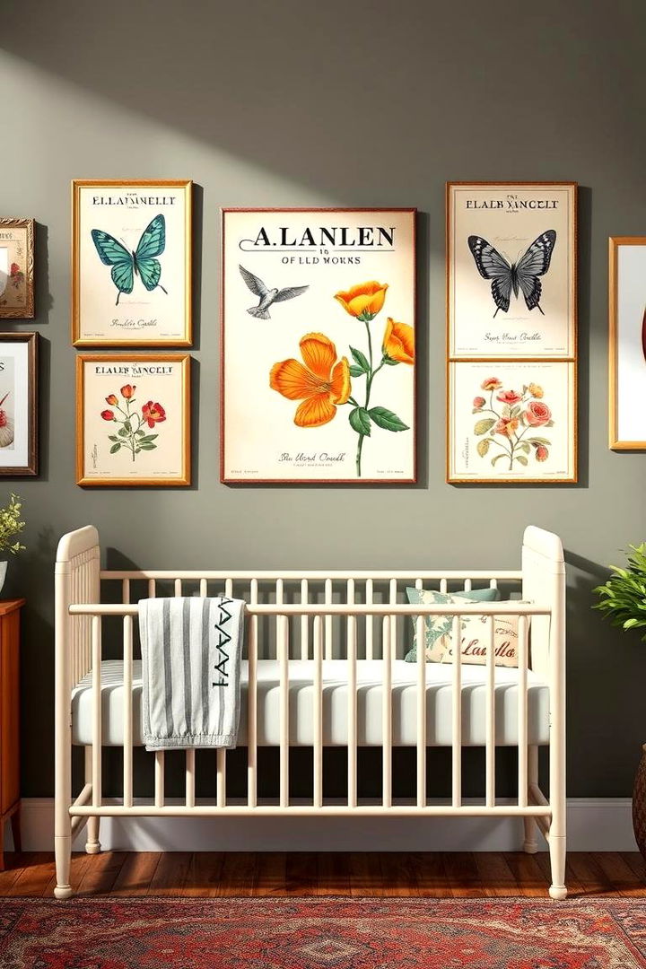 Vintage Posters or Prints for Wall Decor - 25 Vintage Nursery Ideas