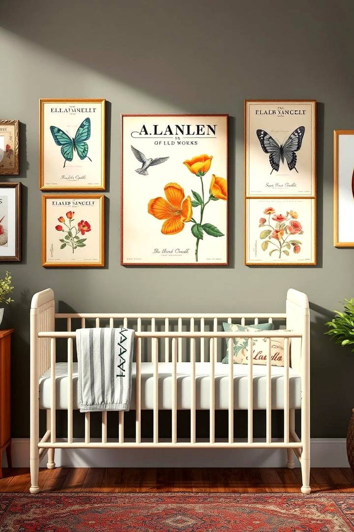Vintage Posters or Prints for Wall Decor - 25 Vintage Nursery Ideas