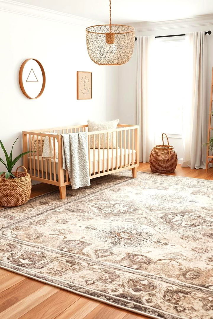 Vintage Style Area Rugs for Cozy Comfort - 25 Vintage Nursery Ideas