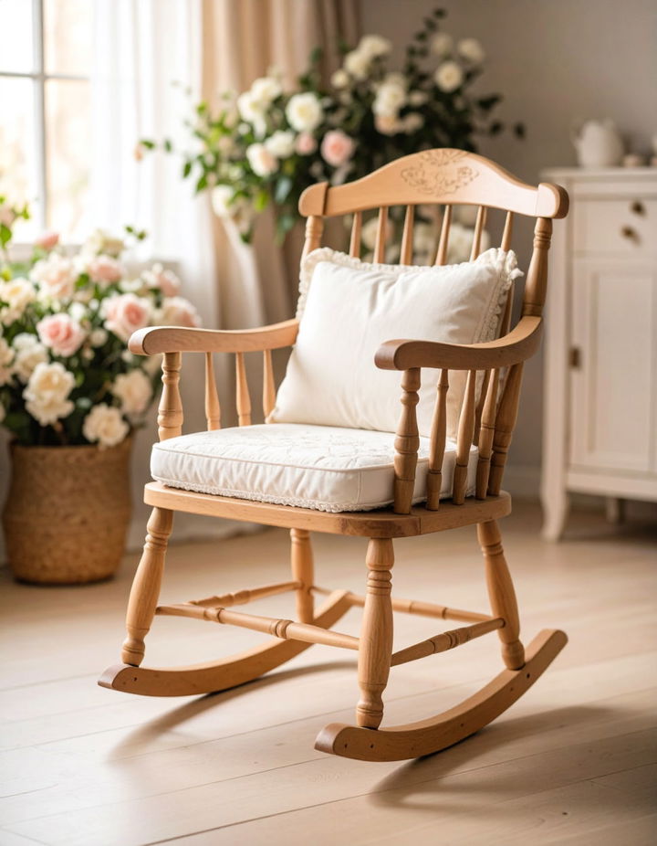 Vintage Style Baby Chair for Classic Comfort Vintage Nursery Ideas