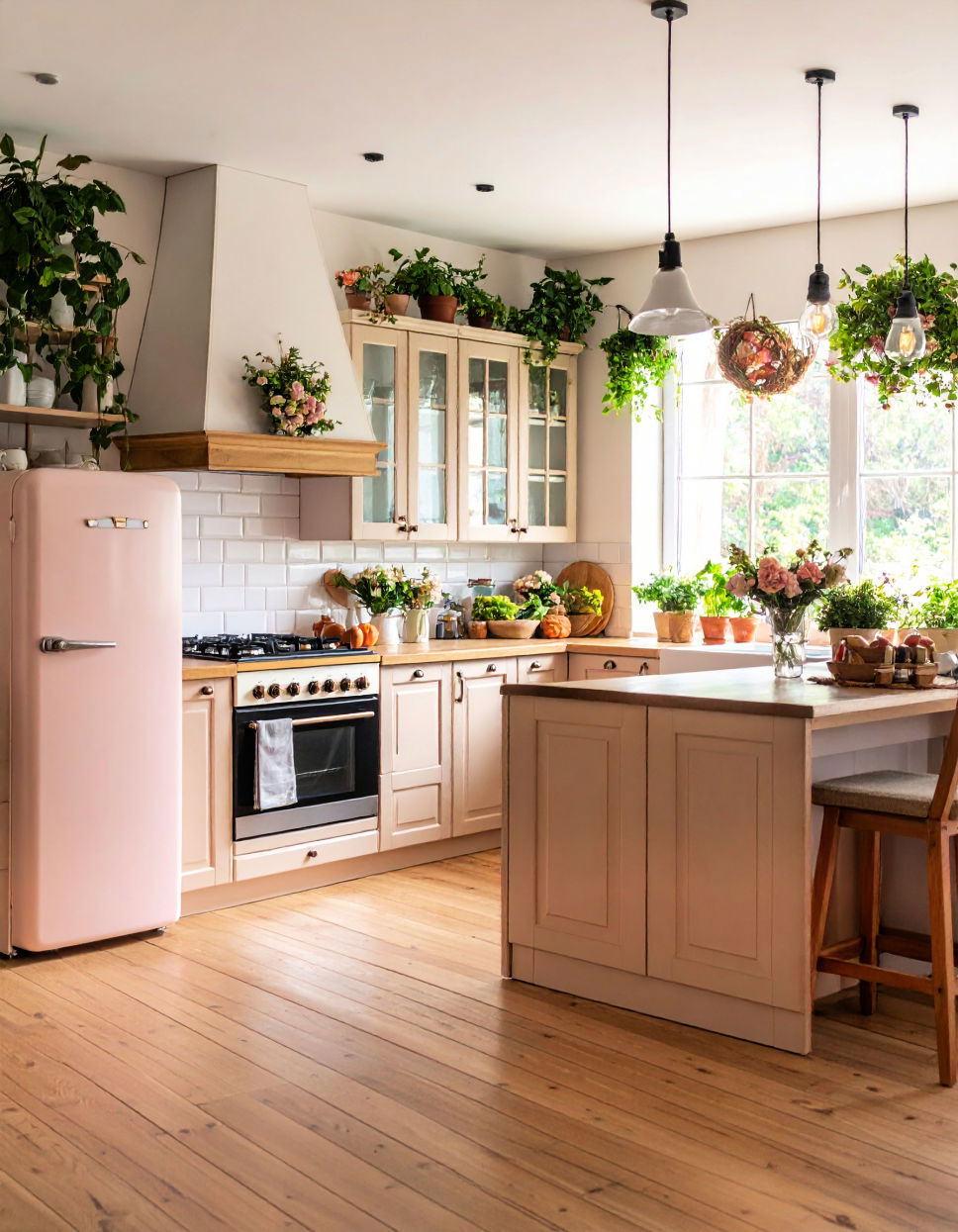 Vintage Touches Townhouse Kitchen Ideas