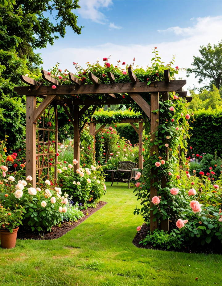 Vintage Trellises for Plant Support Vintage Garden Ideas