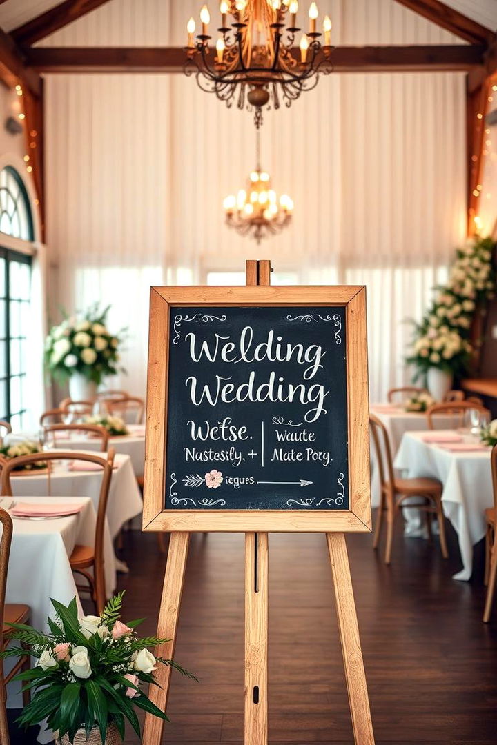Vintage Wedding Signage for a Warm Welcome - 25 Vintage Wedding Ideas