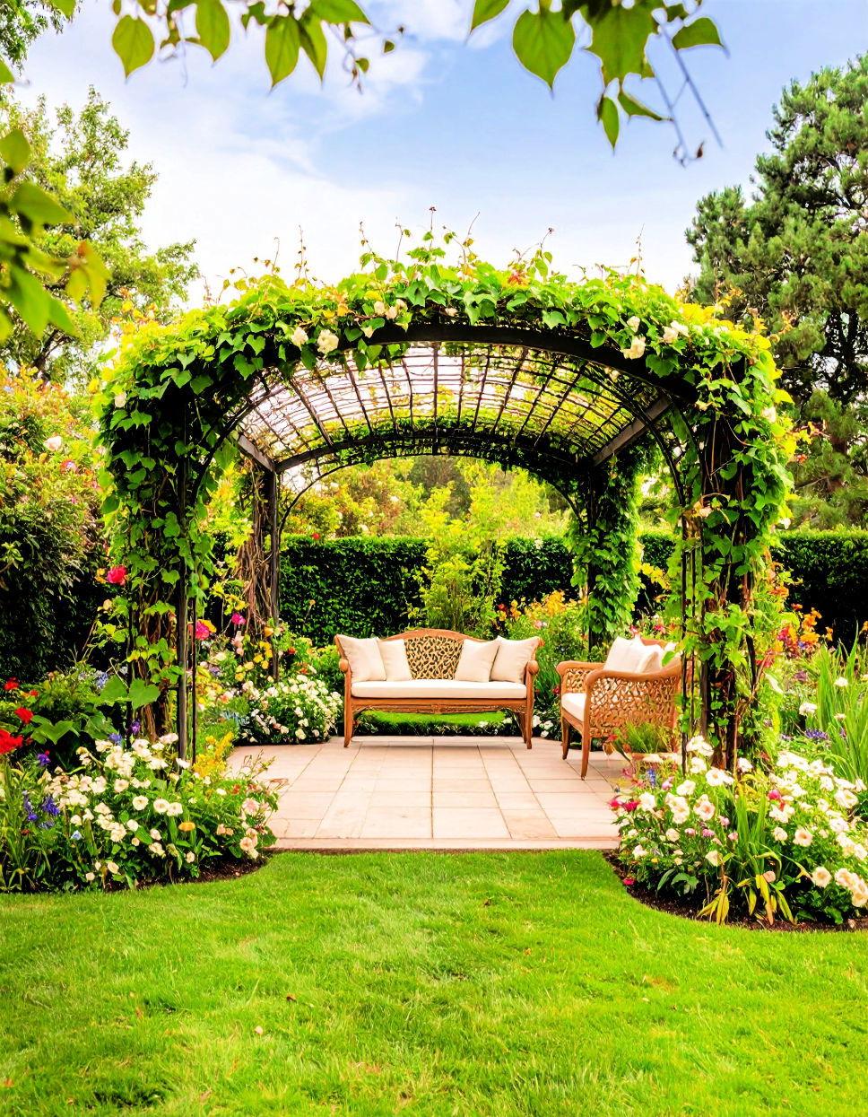 Vintage Wire Trellis
