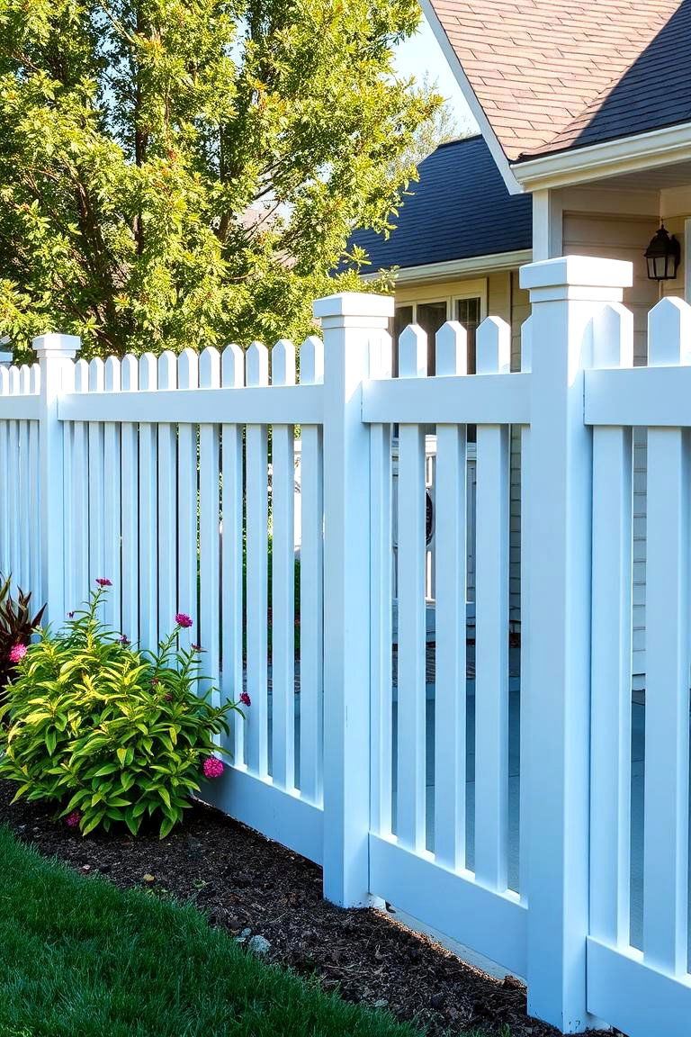 Vinyl Fencing for Low Maintenance - 25 Corner Fence Ideas