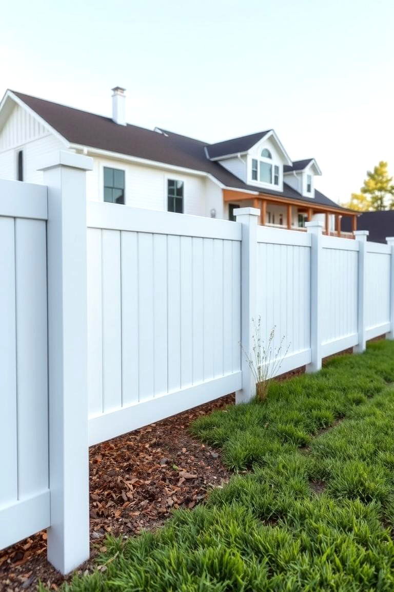 Vinyl Fencing - 25 Farm Fence Ideas