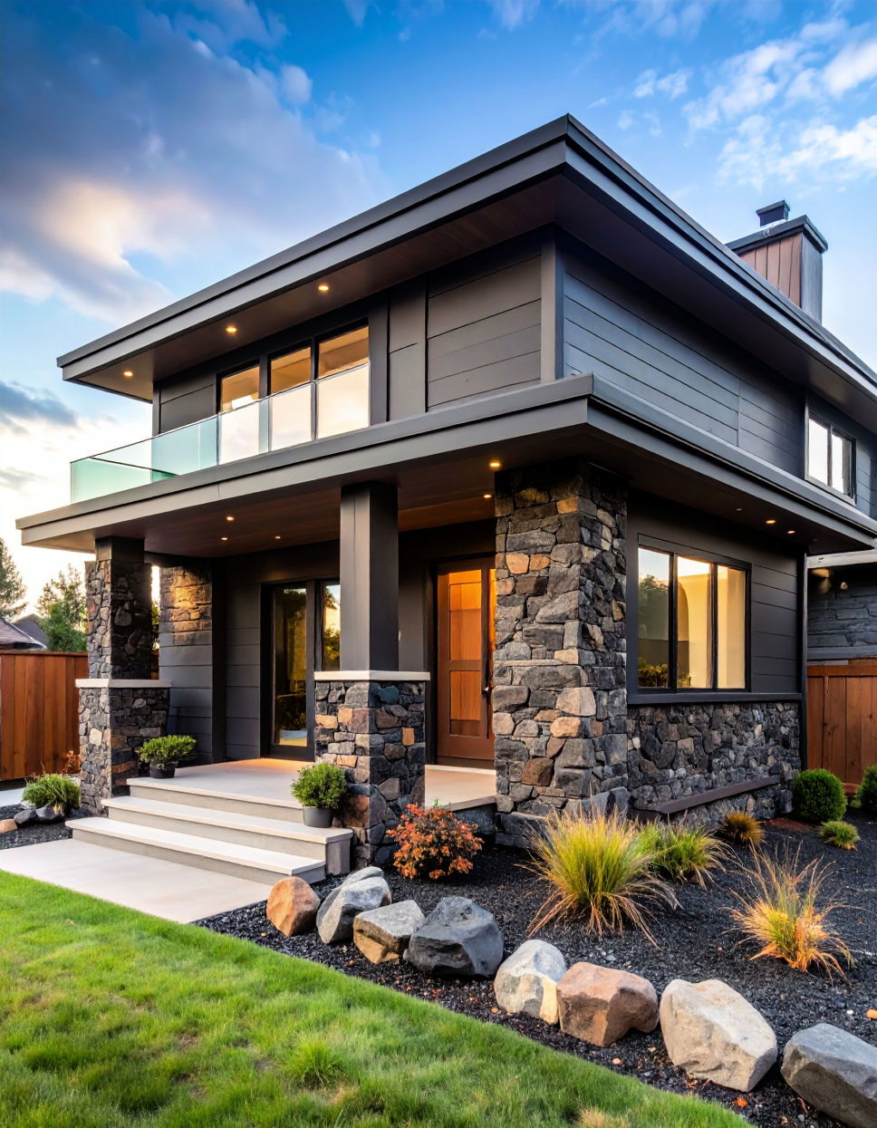 Volcanic Rock for Unique and Porous Textures Types of Exterior House Stone
