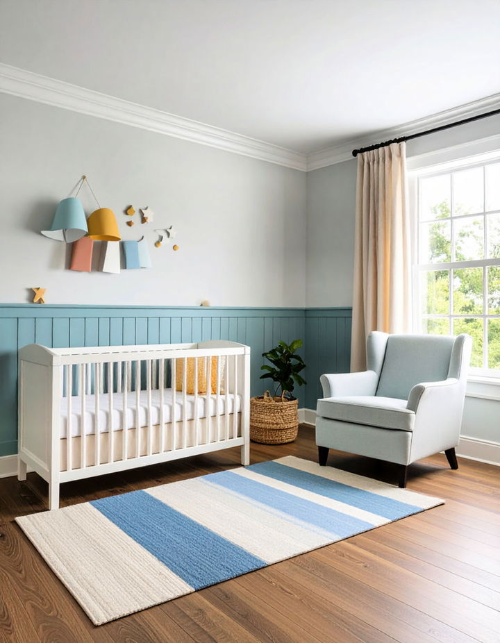Wainscoting with Customizable Colors Wainscoting Nursery Ideas