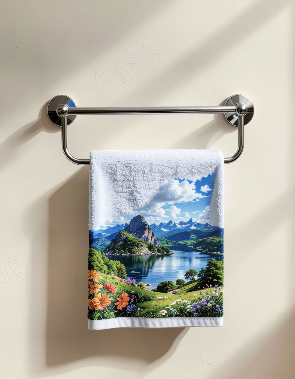 Wall Mounted Towel Bar Towel Storage Ideas