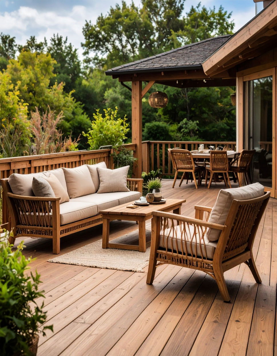 Warm Brown and Tan Two Tone Deck Color Schemes