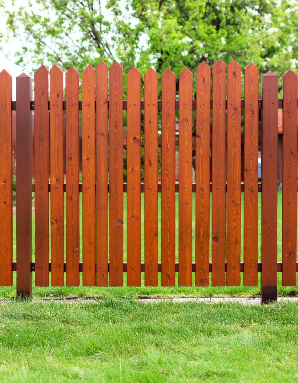 Warm Chestnut Fence Stain Color