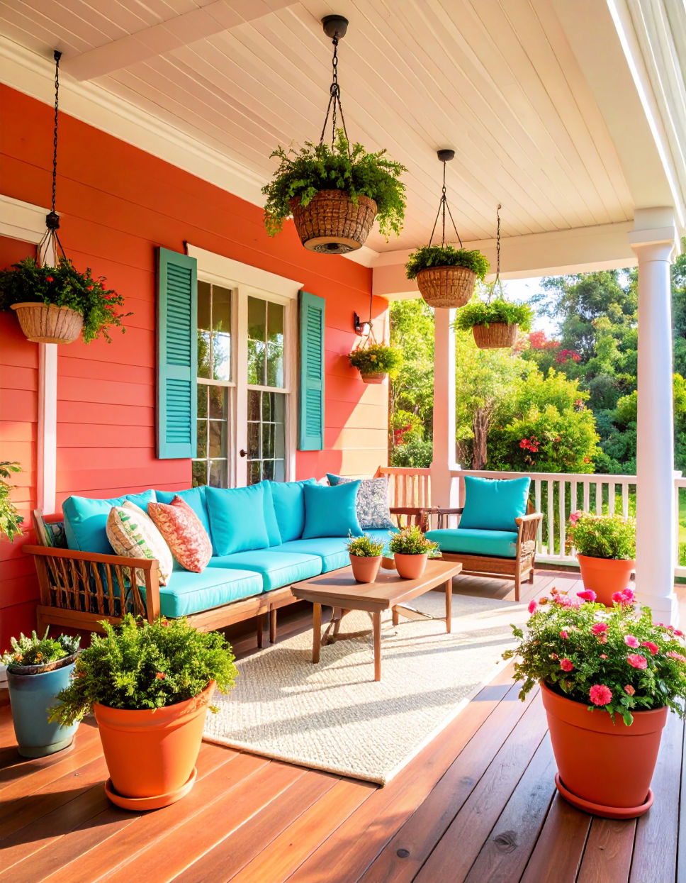 Warm Coral to Spark Joy