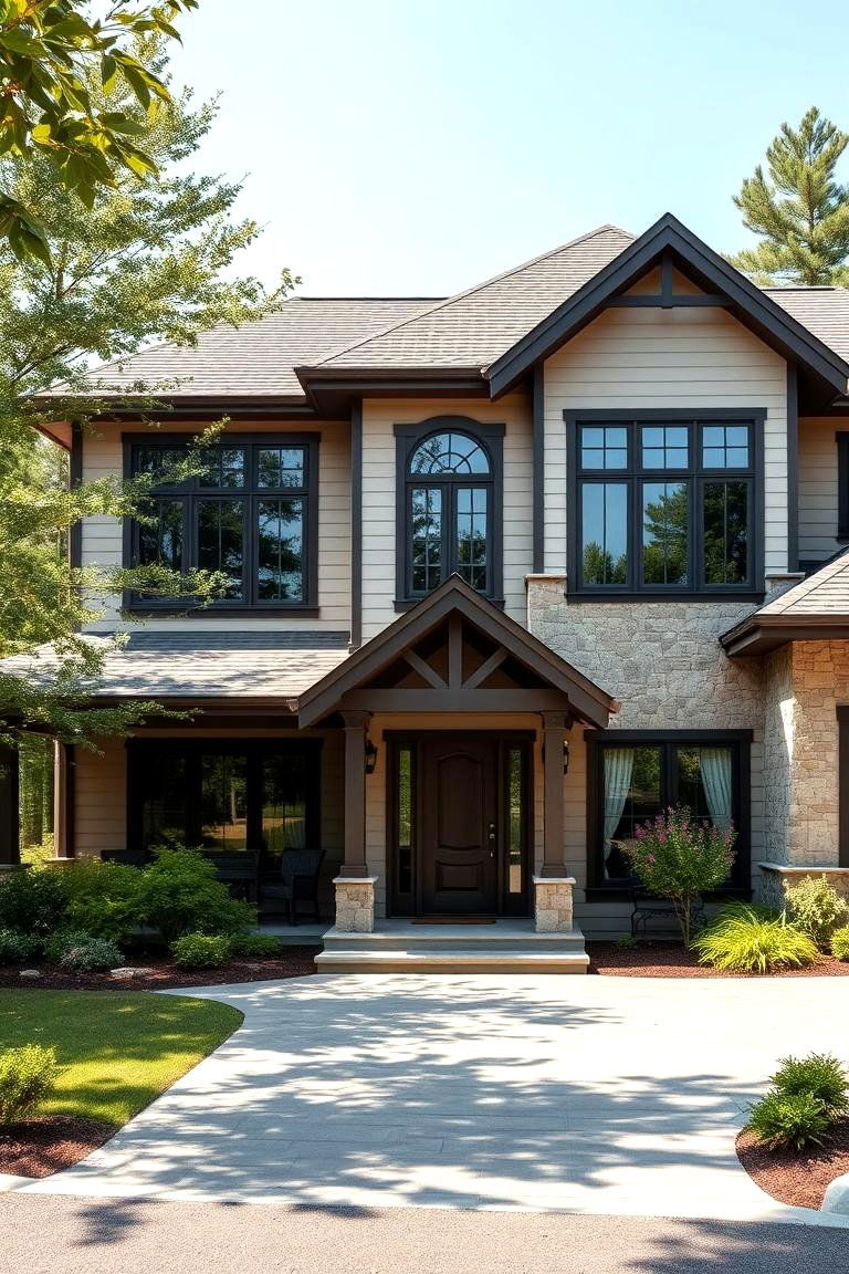 Warm Greige for Subtle Sophistication - 25 Lake House Exterior Colors Ideas