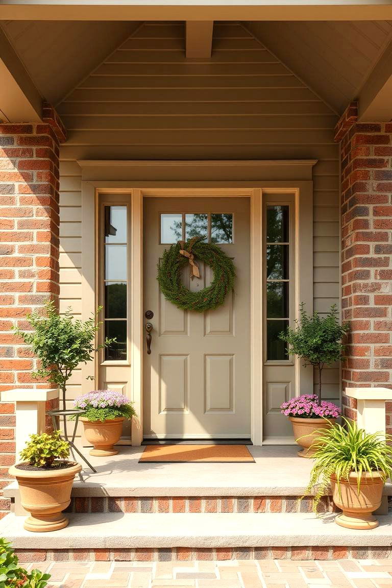 Warm Taupe for Timeless Neutrality - 25 Porch Paint Colors