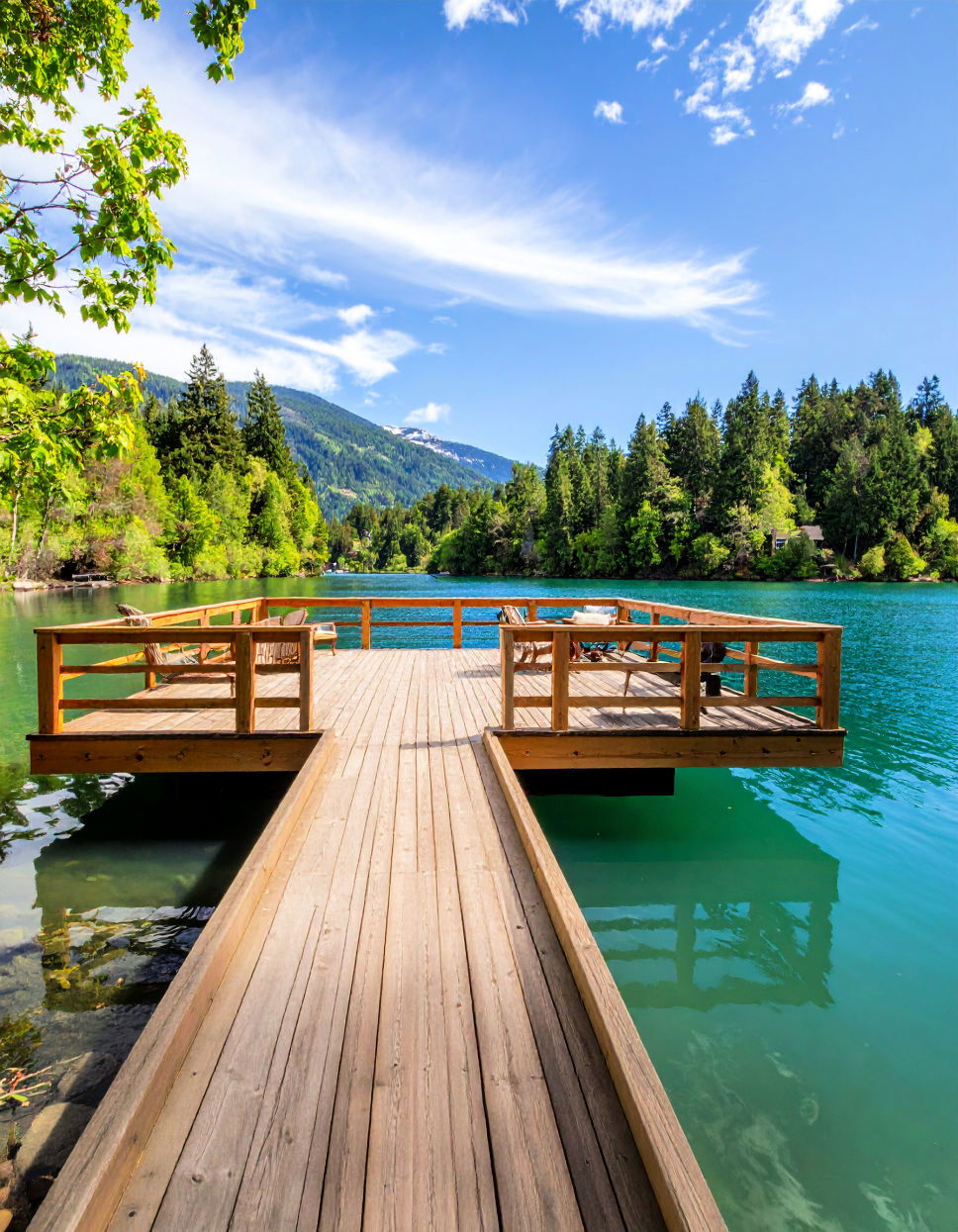 Waterfront Floating Deck