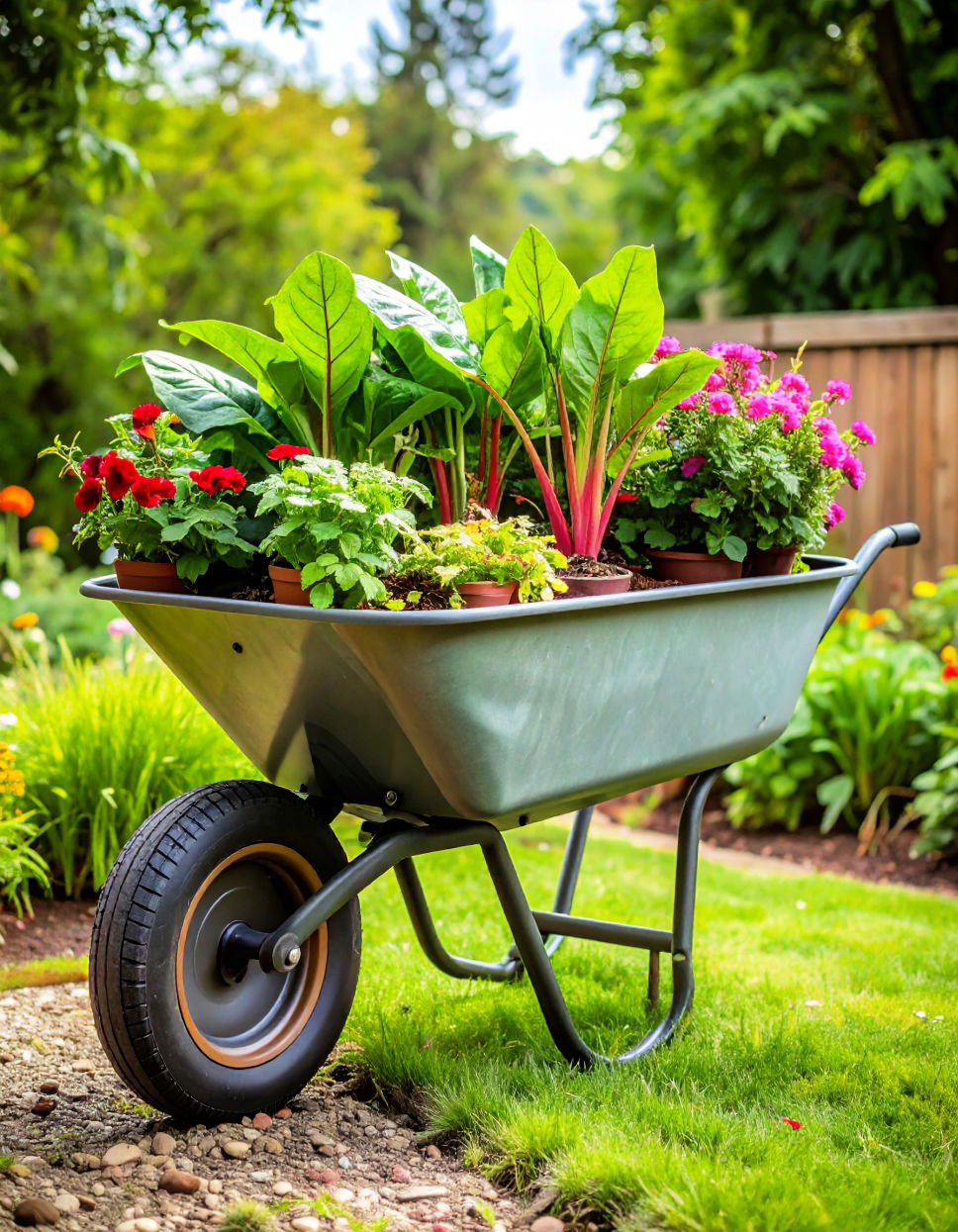 Wheelbarrow Planter