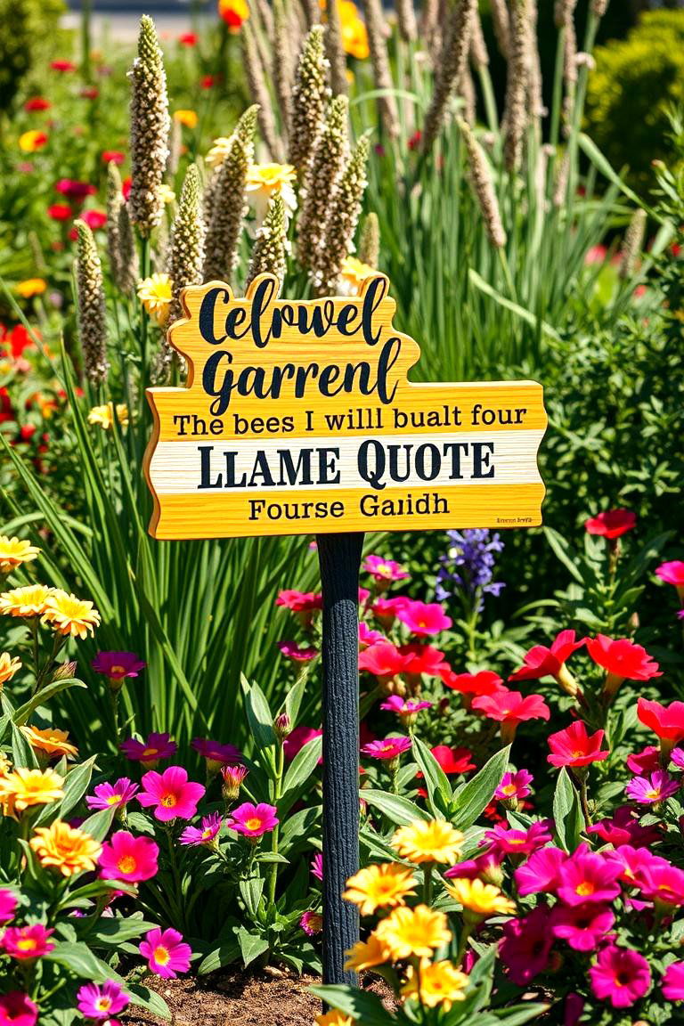 Whimsical Garden Signs - 25 Garden Art Ideas