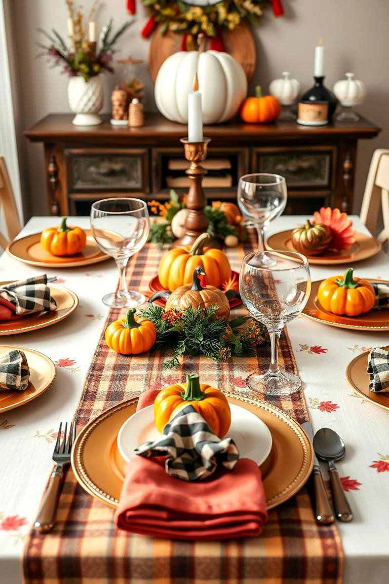 Whimsical Thanksgiving Theme - 25 Thanksgiving Table Settings