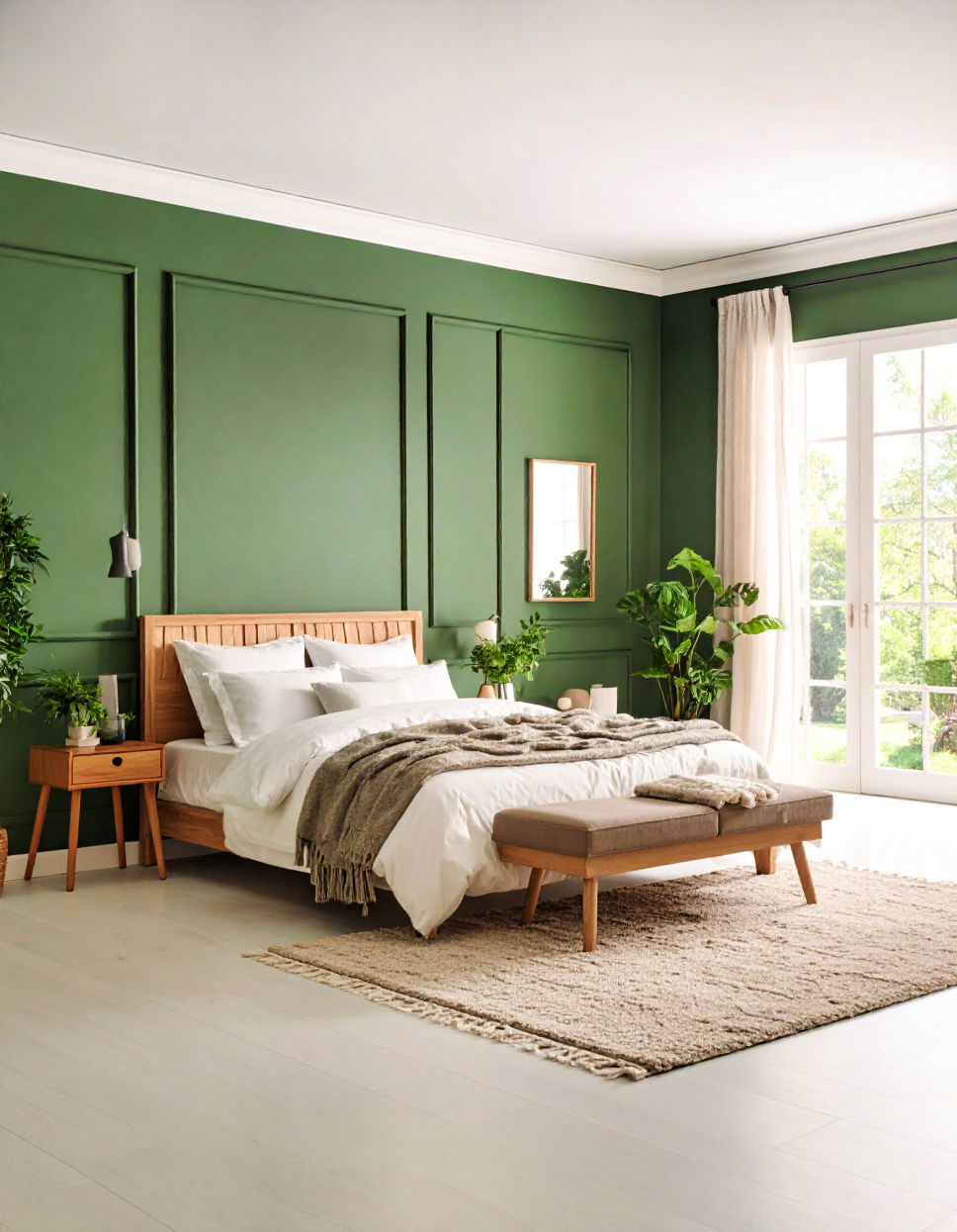 White Trim for a Bold Look