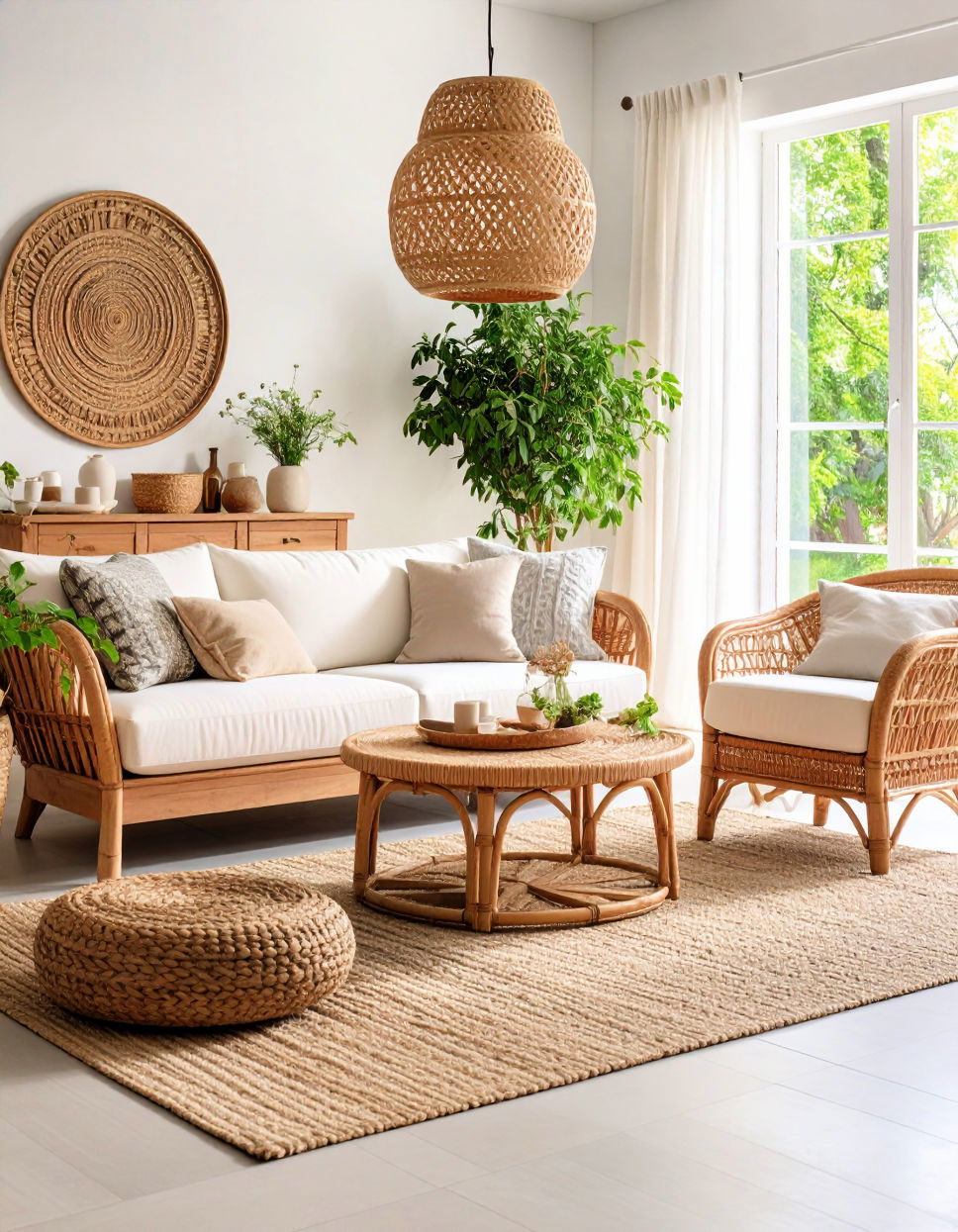 Wicker and Rattan Accents