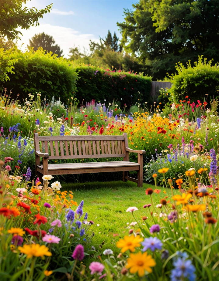 Wildflower Meadows for a Natural Aesthetic Vintage Garden Ideas