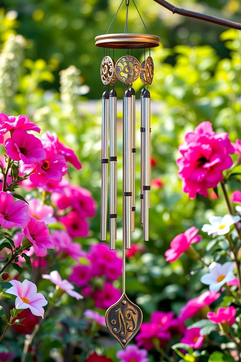 Wind Chimes for Sound and Style - 25 Garden Art Ideas