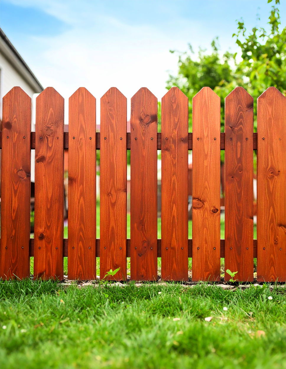 Wood Stain Fence Painting