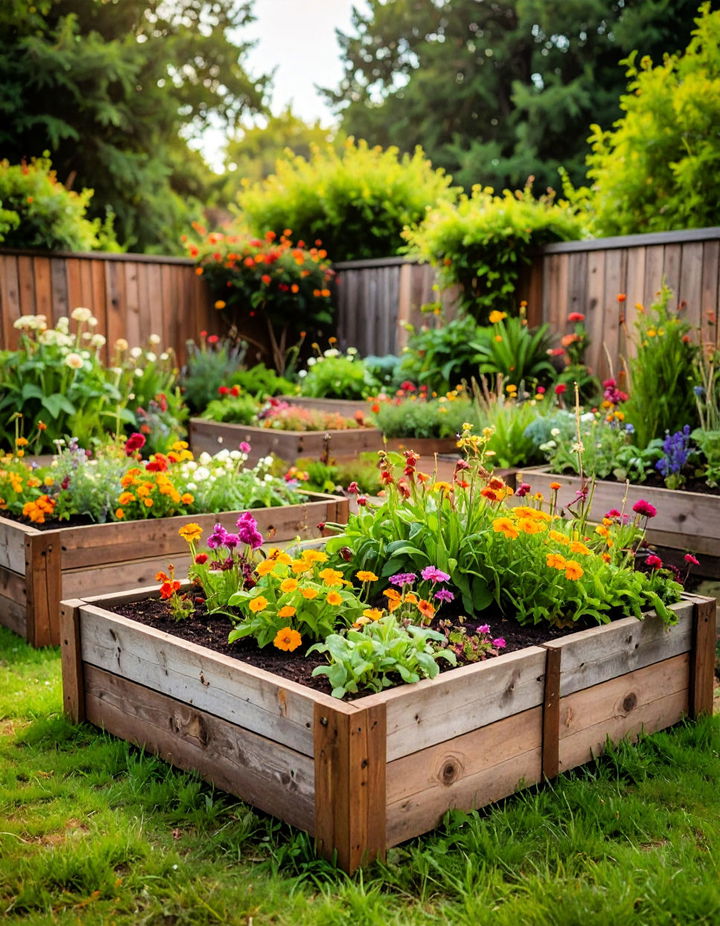 Wooden Raised Beds for Rustic Charm Vintage Garden Ideas