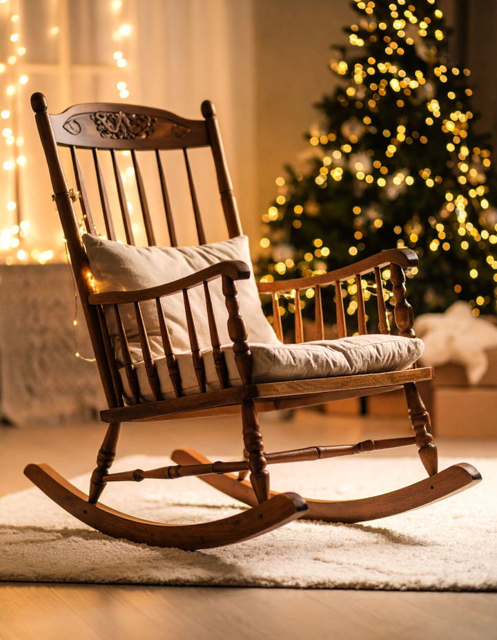 Wooden Rocking Chair for Relaxation and Nostalgia Vintage Nursery Ideas