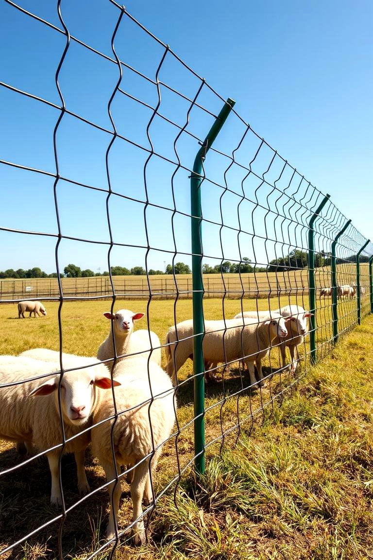 Woven Wire Fencing for Livestock - 25 Farm Fence Ideas