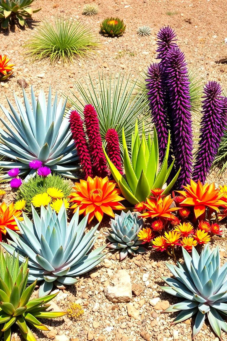 Xeriscape Flower Bed - 25 Front Yard Texas Flower Bed Ideas