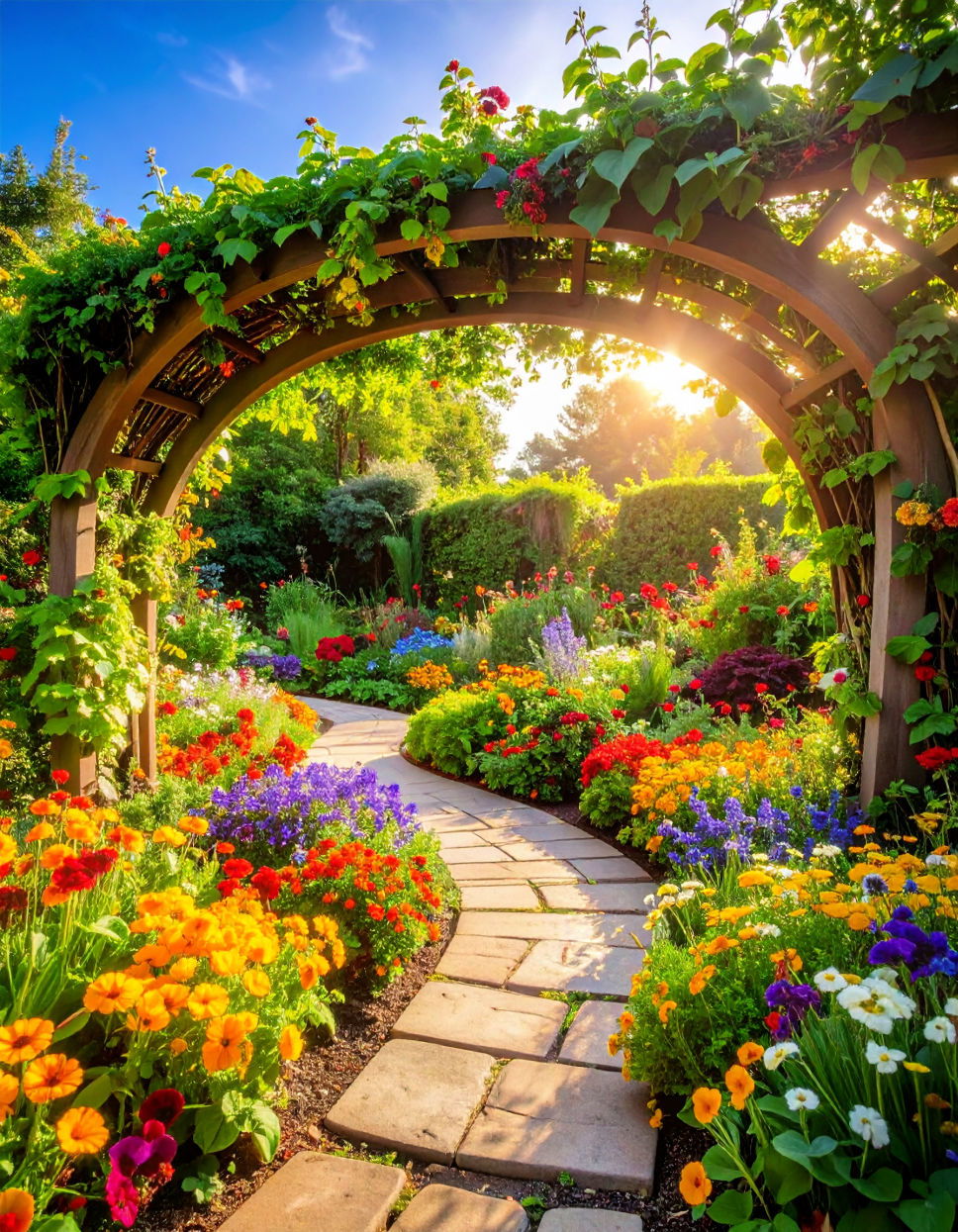 You said Edible Flower Spiral Garden for Culinary Creativity