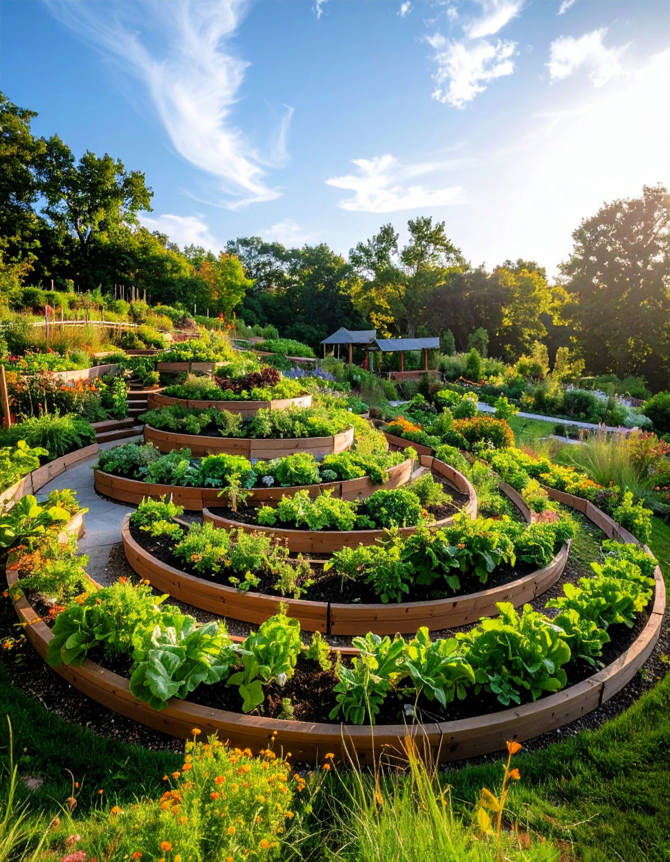 You said Spiral Vegetable Garden for Easy Harvesting