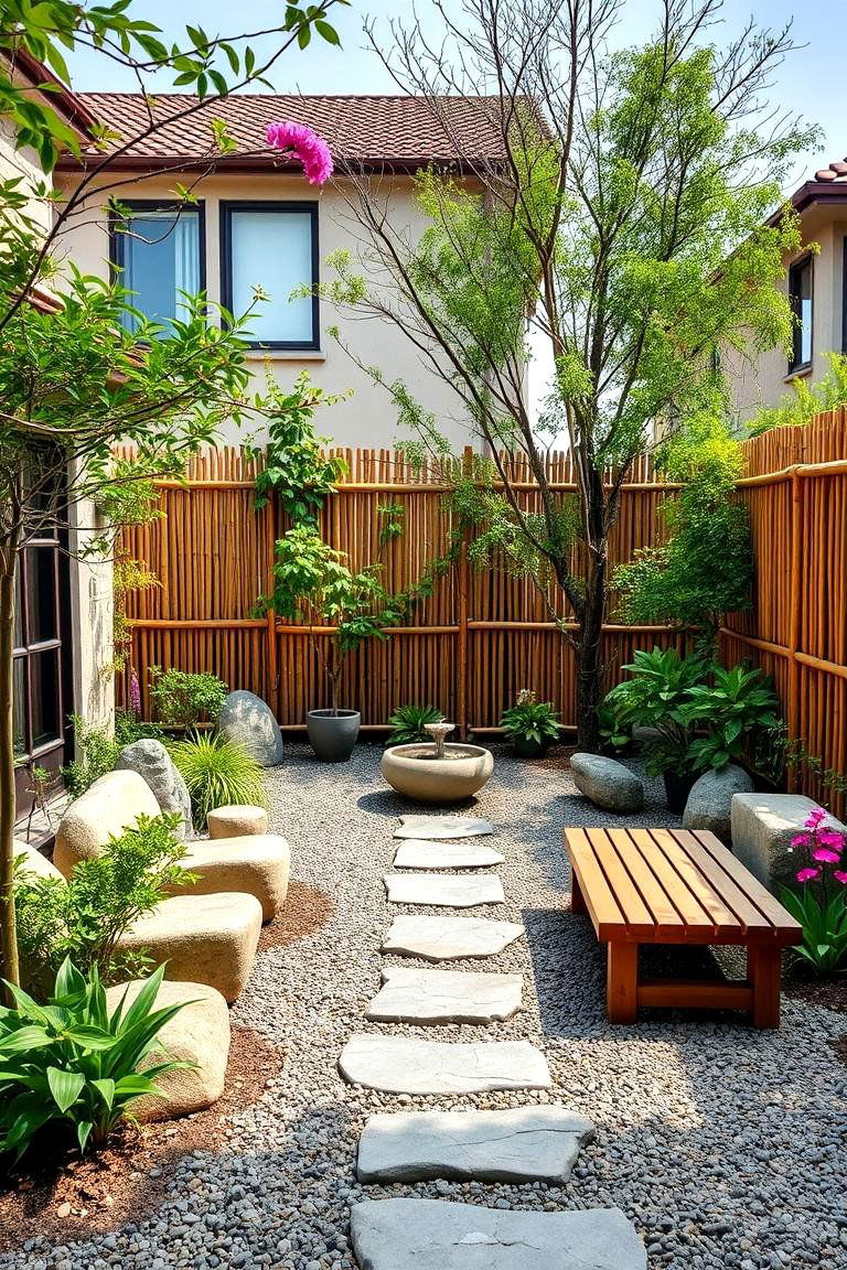 Zen Garden Patio for Tranquility - 25 Front Yard Patio Ideas