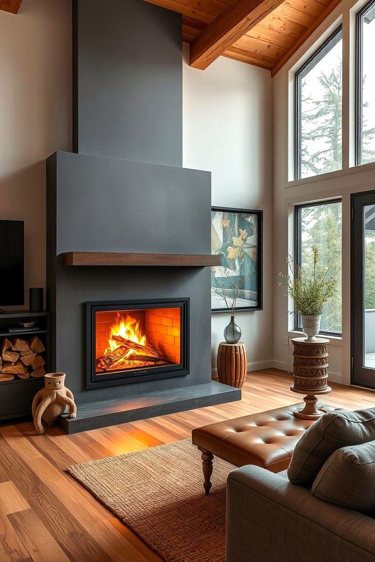 Zero Clearance Fireplaces for Flexible Installation - 25 Traditional Fireplaces