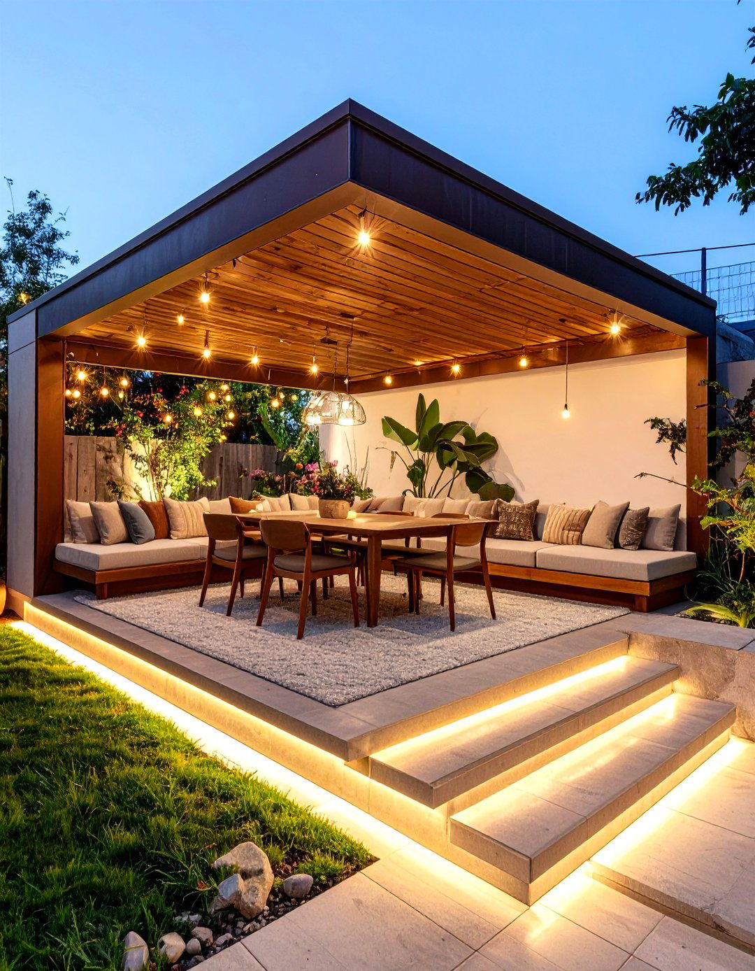 A Mini Conversation Pit Encourages Lounge Style Dining - 25 70s dining room design ideas