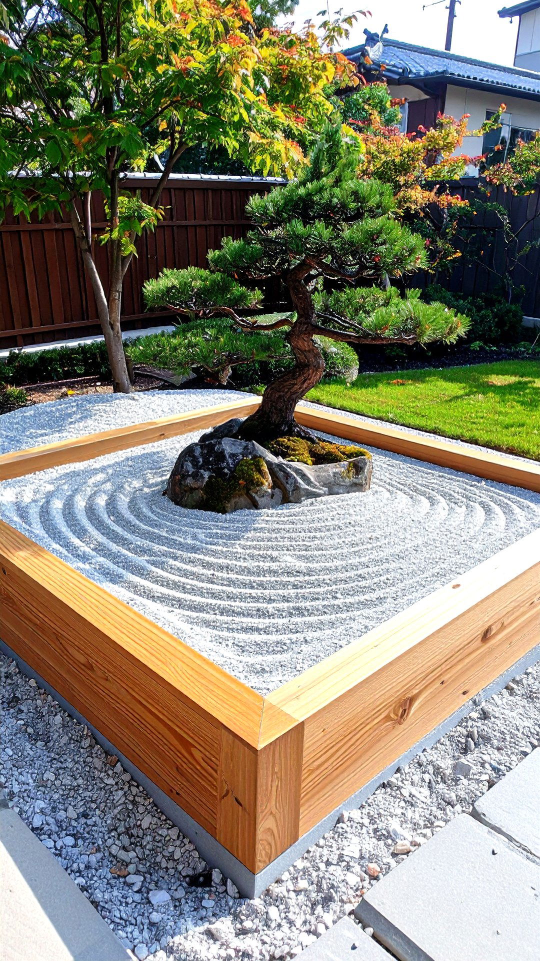 A Mini Zen Sand Bed Invites Meditative Raking - 25 bonsai garden ideas