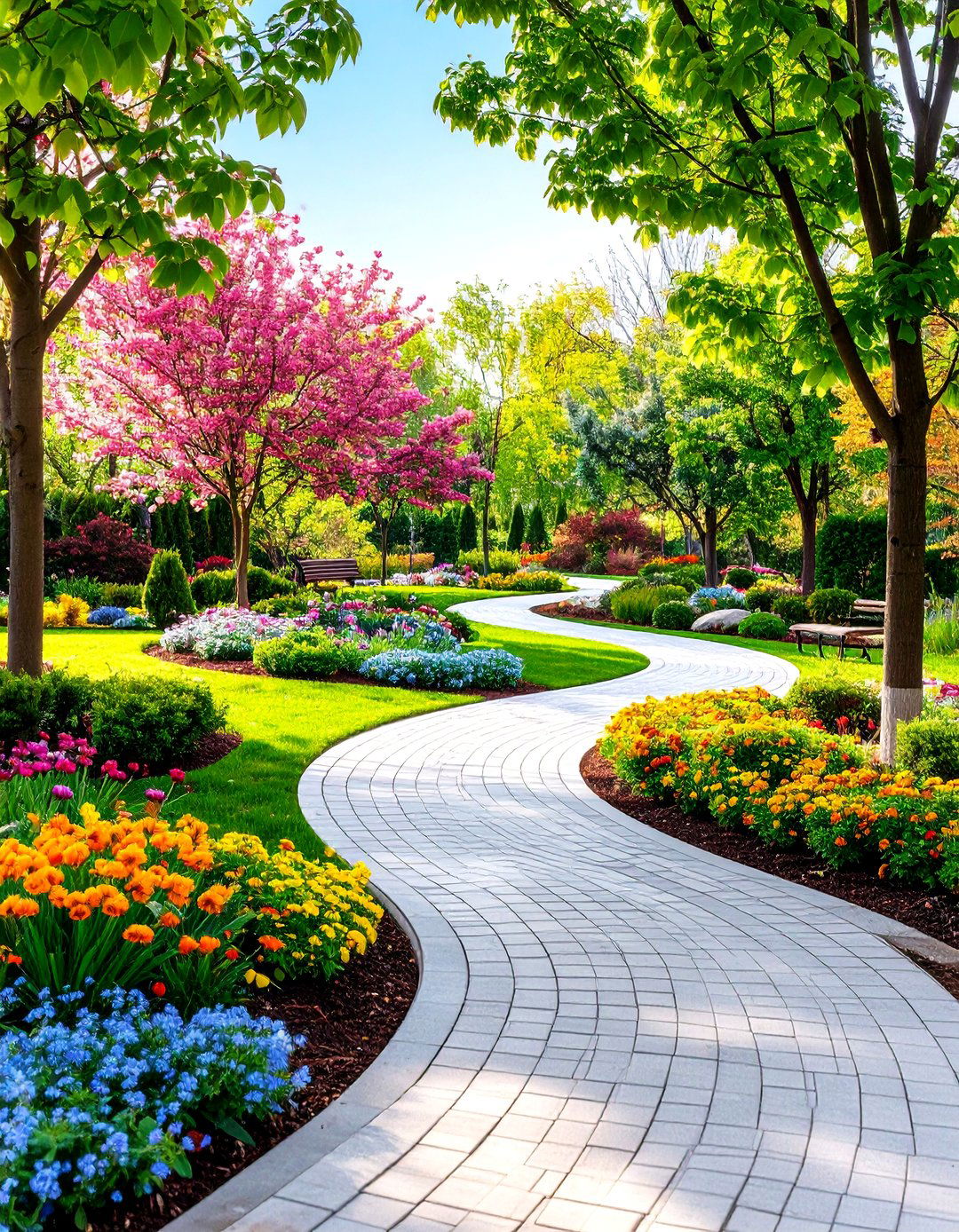 Accessibility Centric Path Layouts in AI Landscape Design - 25 ai landscape design ideas