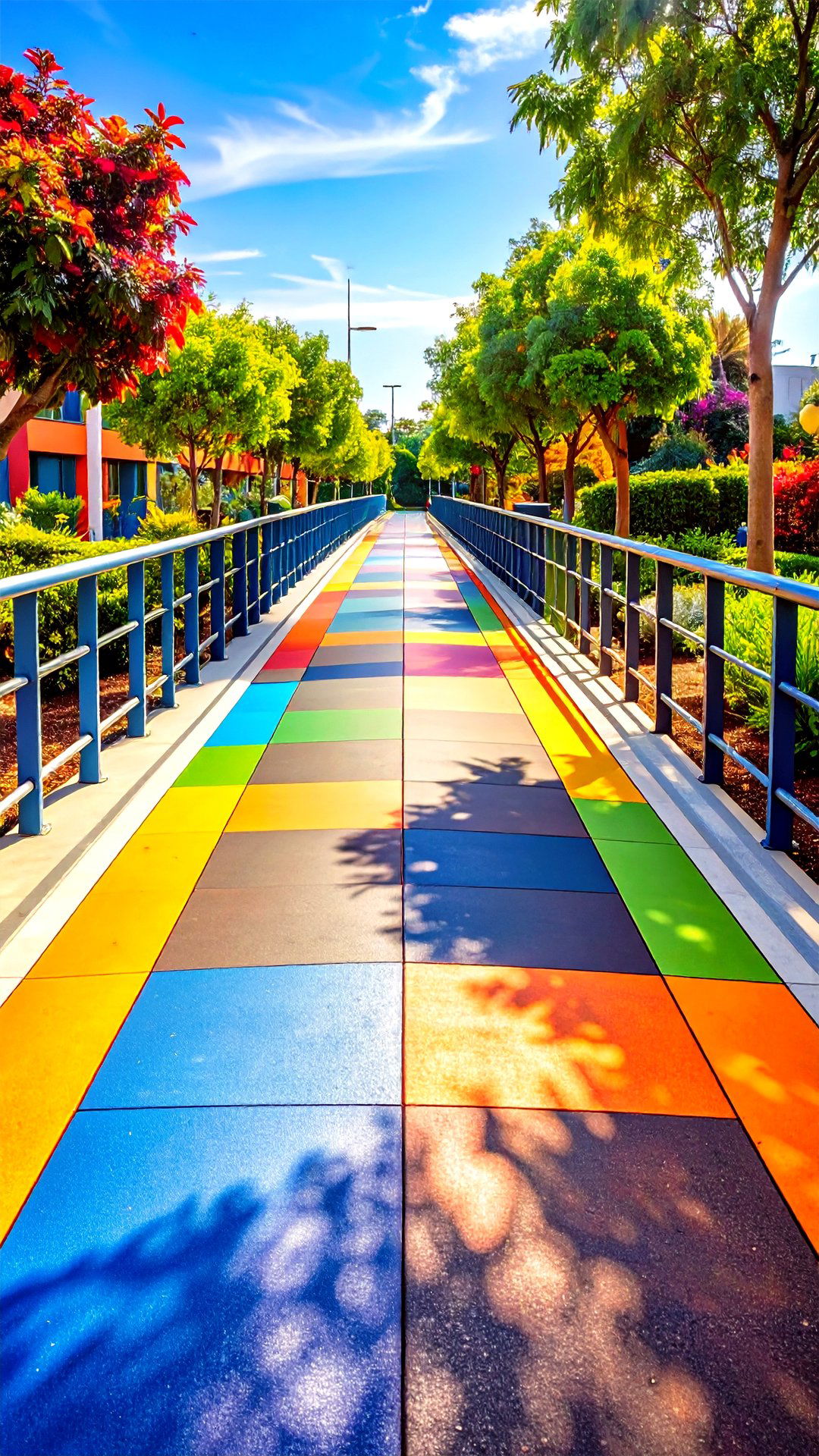 Accessibility Focused Asphalt Walkway with Gentle Grade - 25 asphalt walkway ideas