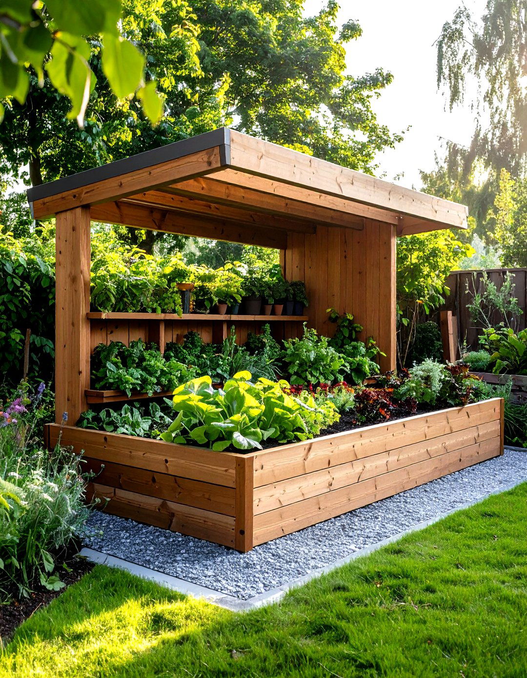 Accessible Raised Bed Wishing Well Garden for Seniors - 25 outdoor wishing well garden ideas